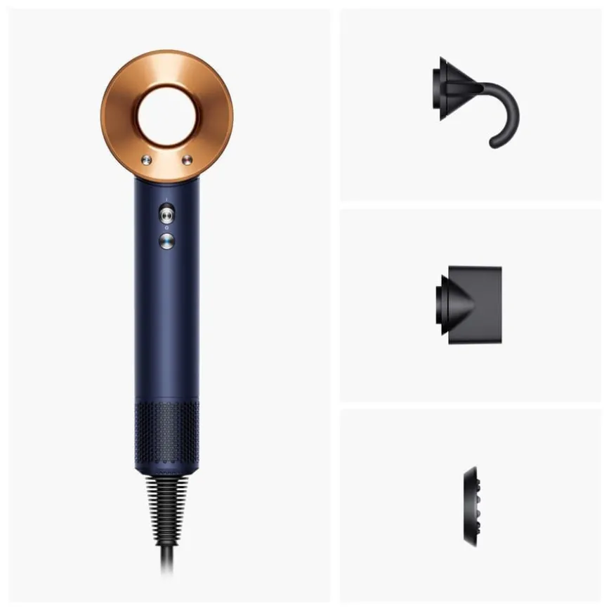 Supersonic™ Hairdryer Straight+Wavy Prussian Blue/Rich Copper