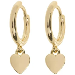 Sutton Classic Heart Hoop Earrings