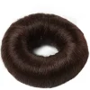 Synthetic Hair Bun Small Brown