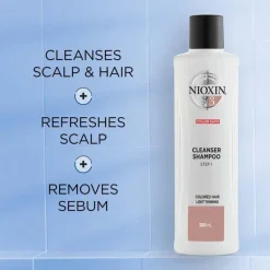 System 3 Shampoo for Colored Thinning Hair 300ml