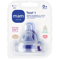 Teat Bottle Pacifier Size 1 2pcs