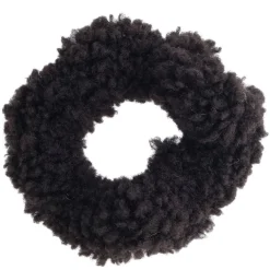 Teddy Mini Scrunchie Black