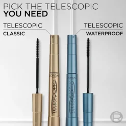 Telescopic Waterproof Mascara Black 8,4ml