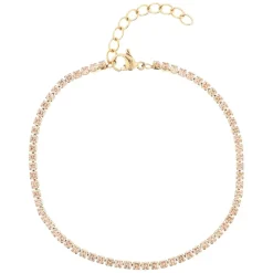 Tennis Chain Bracelet 2mm Champagne