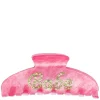 Text Hair Claw "Babe" Bubblegum Pink