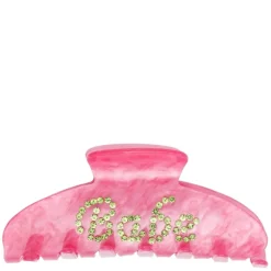 Text Hair Claw "Babe" Bubblegum Pink