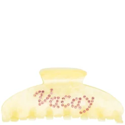 Text Hair Claw "Vacay" Pale Yellow