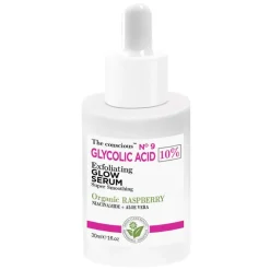 The conscious Glycolic Acid Exfoliating Glow Serum Organic Raspberry 30ml