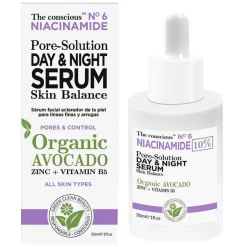 The Conscious™ Niacinamide Pore-Solution Day & Night Serum Organic Avocado 30ml