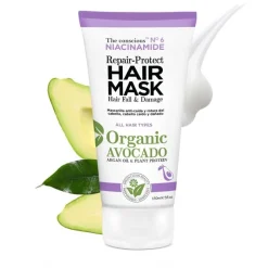 The Conscious™ Niacinamide Repair-Protect Hair Mask Damage & Hair Fall Organic Avocado 150ml