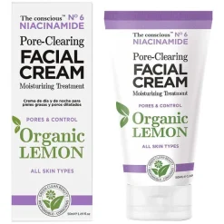 The Conscious™ Niacinamide Pore-Clearing Facial Cream Organic Lemon 50ml