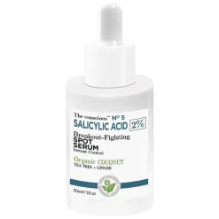 The Conscious™ Salicylic Acid Breakout-Fighting Spot Serum Organic Coconut 30ml