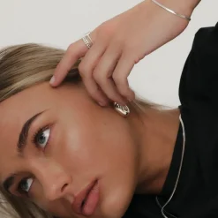 Thin Snake Chain Bracelet Silver