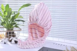 Tosidig Turban Towel Pink
