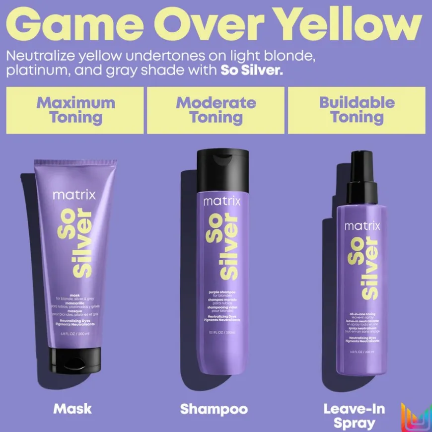 Total Results Color Care So Silver Shampoo 300ml