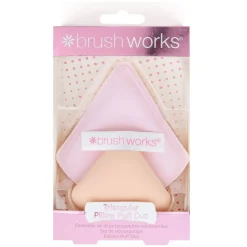 Triangular Pillow Puff Duo