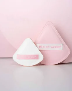 Triangular Pillow Puff Duo