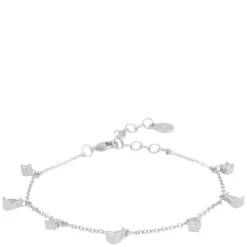 Trinnie Charm Bracelet Silver/Clear