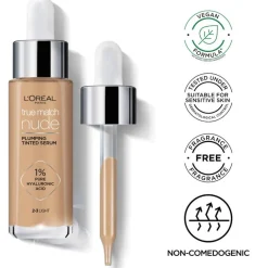 True Match Nude Plumping Tinted Serum 2-3 Light 30ml