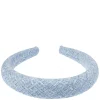 Tweed Hair Band Broad Cool Blue