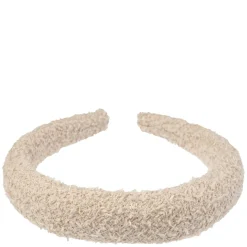 Tweed Hair Band Broad Sand