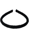 Tweed Hair Band Thin Black