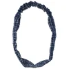 Tweed Headband Navy Blue