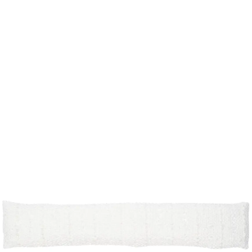 Tweed Headband Off White