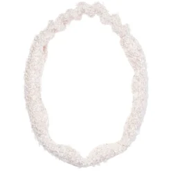 Tweed Headband Pale Rose