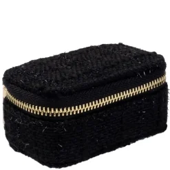 Tweed Jewellery Box Micro Black