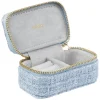 Tweed Jewellery Box Micro Cool Blue
