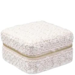 Tweed Jewellery Box Mini Pale Rose
