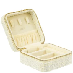 Tweed Jewellery Box Mini Pale Yellow