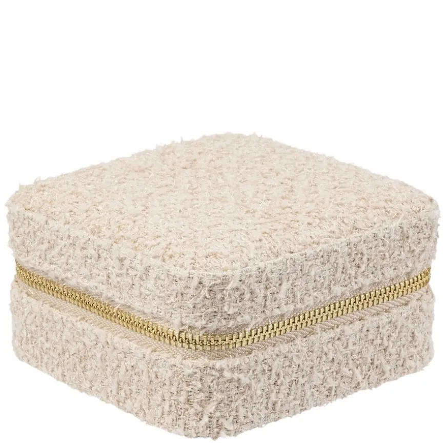 Tweed Jewellery Box Mini Sand