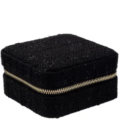 Tweed Jewellery Box Mini Black