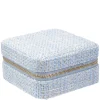 Tweed Jewellery Box Mini Light Blue