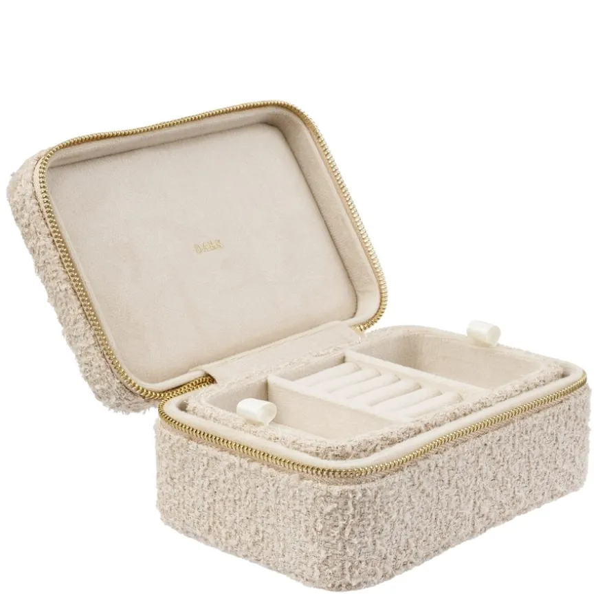 Tweed Jewellery Box Sand