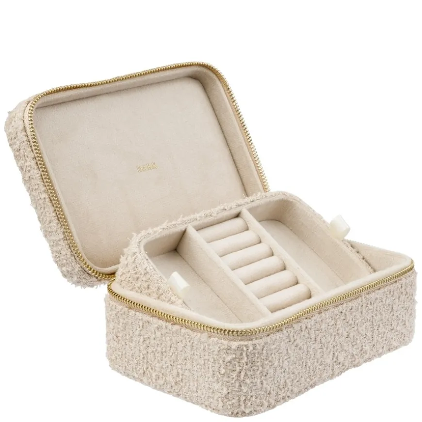 Tweed Jewellery Box Sand