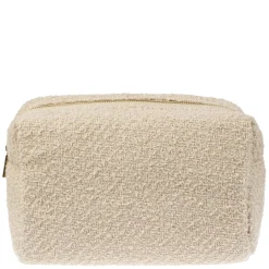 Tweed Make-Up Pouch Large Sand