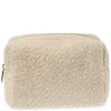 Tweed Make-Up Pouch Small Sand