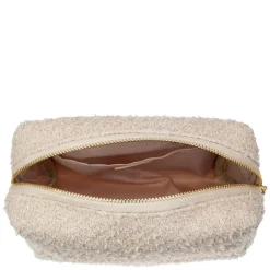 Tweed Make-Up Pouch Small Sand