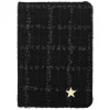 Tweed Passport Cover Black