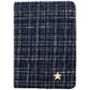 Tweed Passport Cover Navy Blue