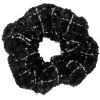 Tweed Scrunchie Black