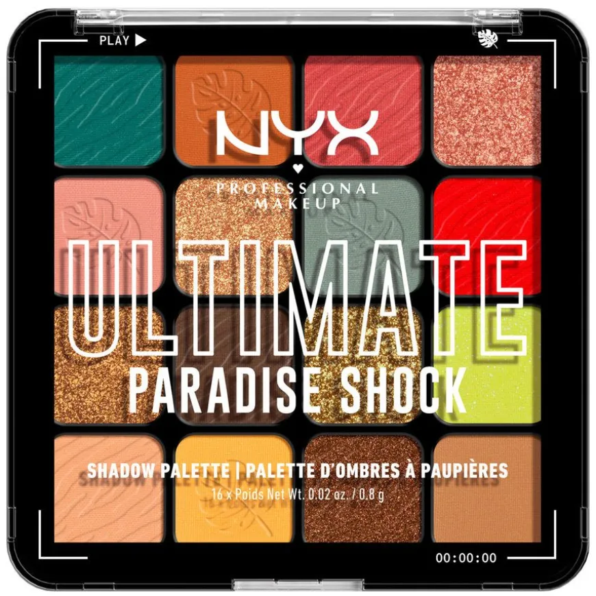 Ultimate Color Palette 16-Pan Paradise Shock 02W 16x0,8g