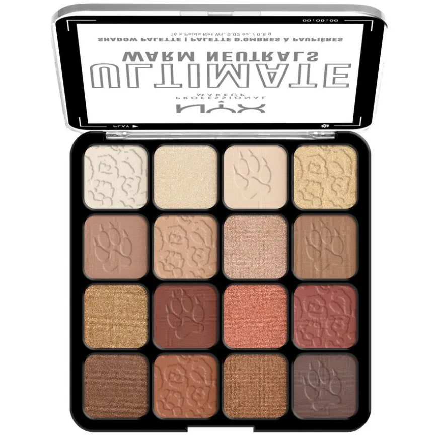 Ultimate Color Palette 16-Pan Warm Neutrals 05W 16x0,8g
