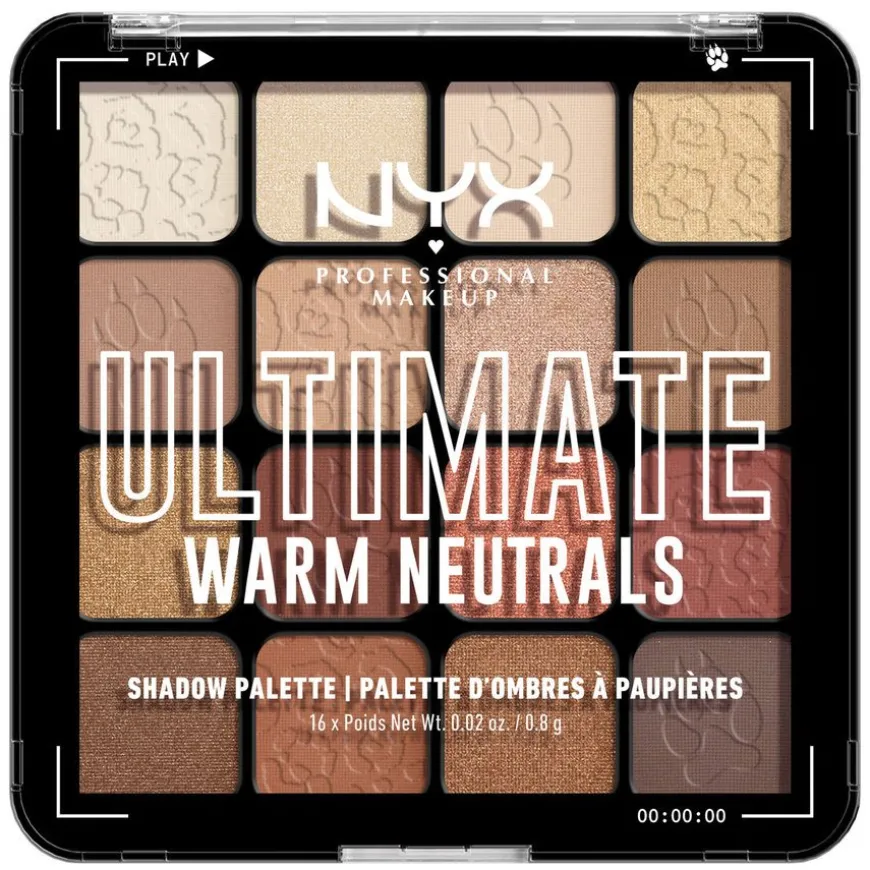 Ultimate Color Palette 16-Pan Warm Neutrals 05W 16x0,8g