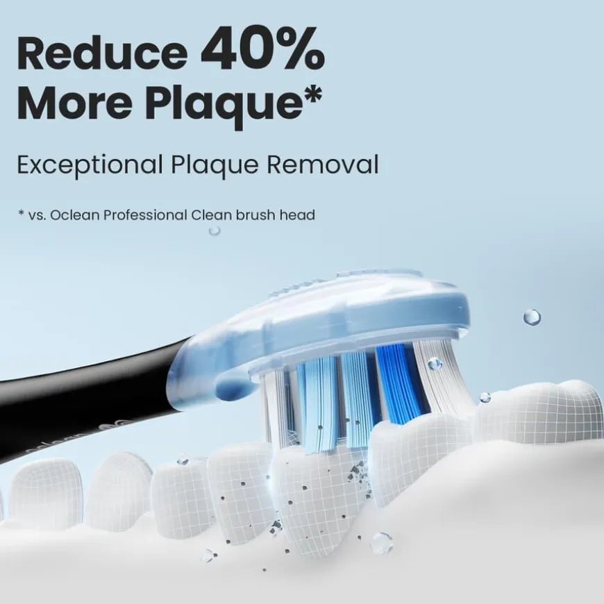 Ultra Clean Brush Head White 6pcs