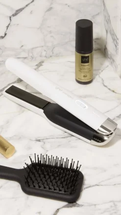 Unplugged Cordless Hair Straightener White