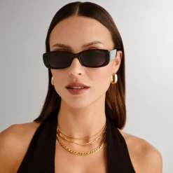 Unreal Shiny Black With Smoke Mono Lens